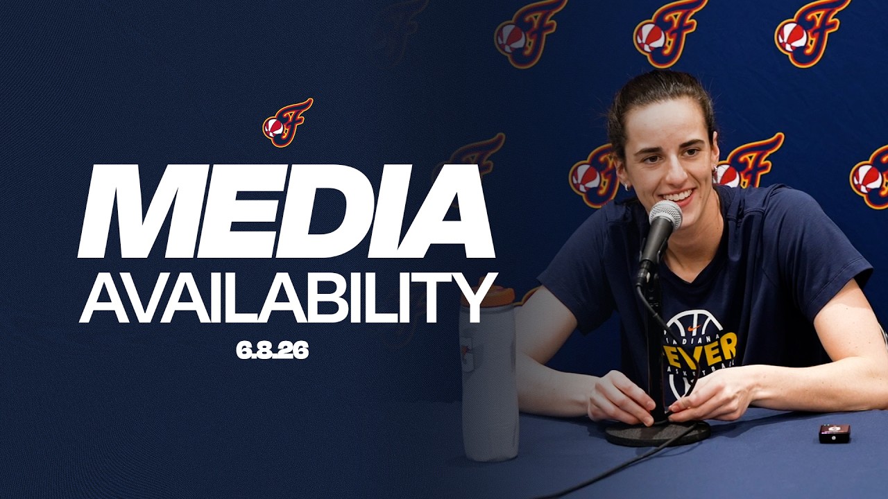 Caitlin Clark Pregame Media Availability at Washington Mystics | June 8, 2026