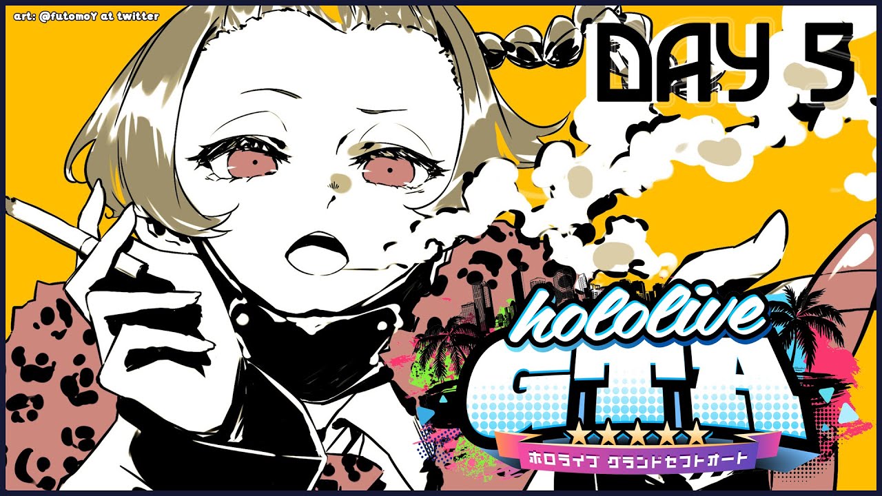 【#holoGTA】Catch Me If You Can! 行くぜホロスサントス！DAY 5【hololive ID 2nd Generation | Anya Melfissa】
