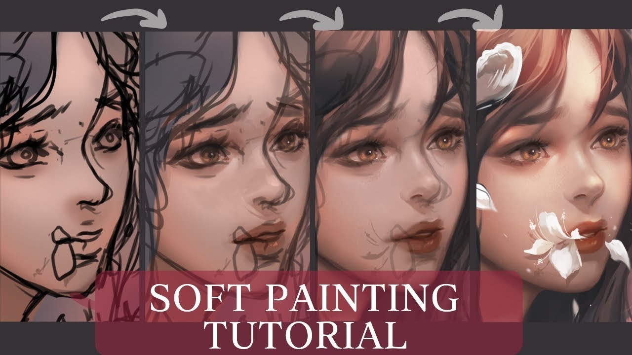 [Medibang] Мягкая живопись + Настройки кисти - УЧЕБНОЕ ПОСОБИЕ + SPEEDPAINT