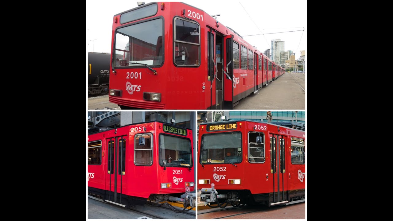 Farewell San Diego Trolley 2000 series (2001-2052) 52 units