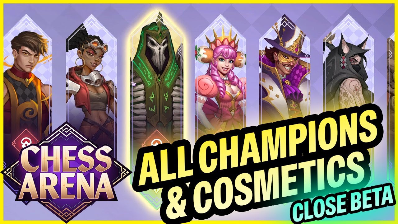 Способности и косметические эффекты Chess Arena Heroes (закрытая бета-версия)