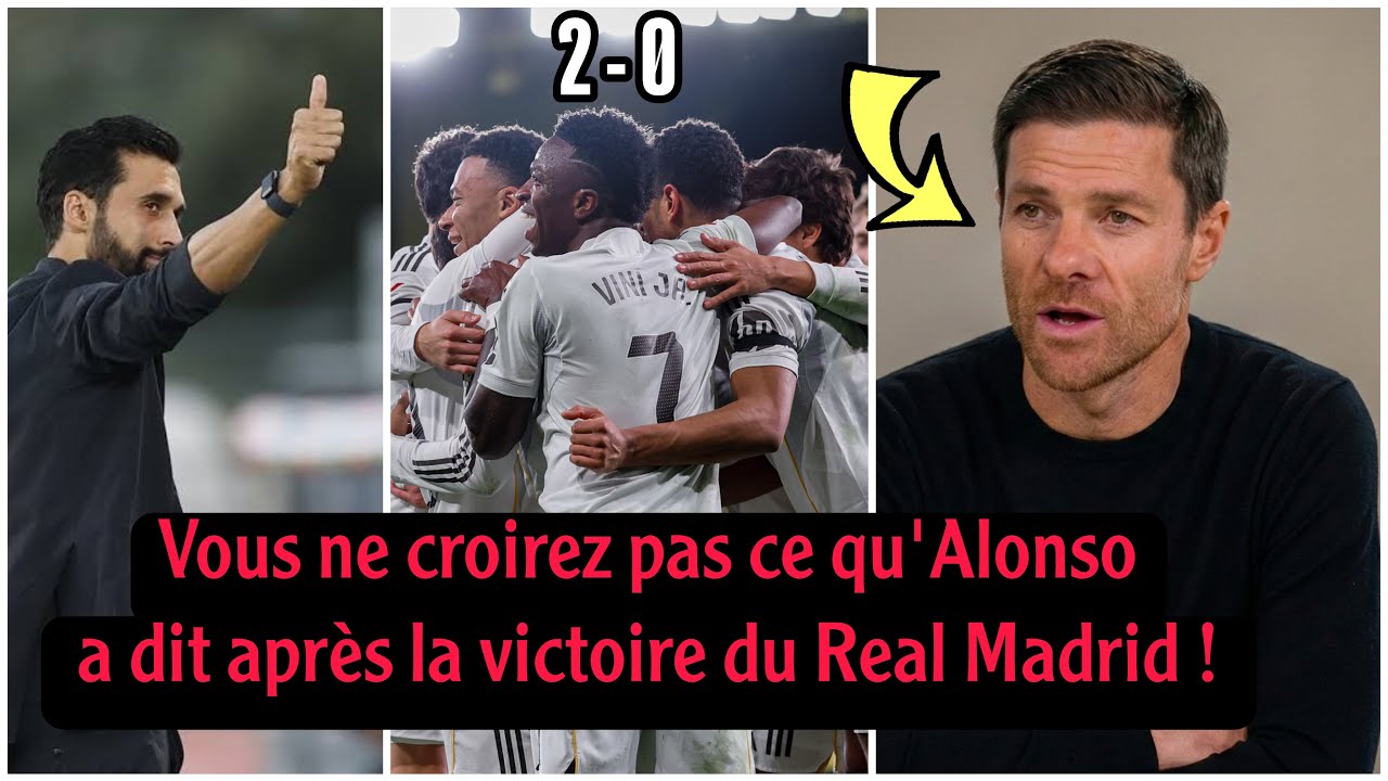 Vous n'allez pas croire ce qu'a dit Xabi Alonso après la victoire du Real Madrid contre Villarreal e