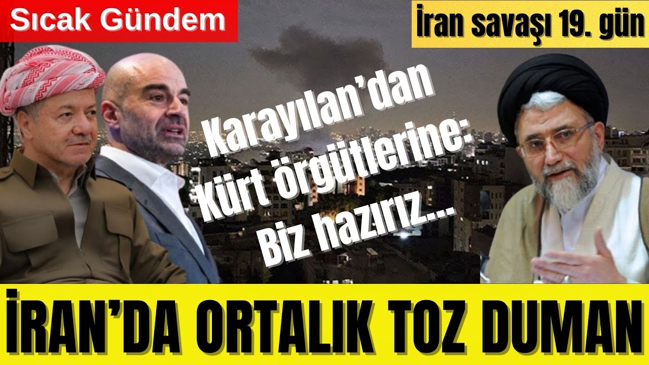 🟥 İSRAİL VURDU, İRAN KARIŞTI, KARAYILAN ÇAĞRI YAPTI