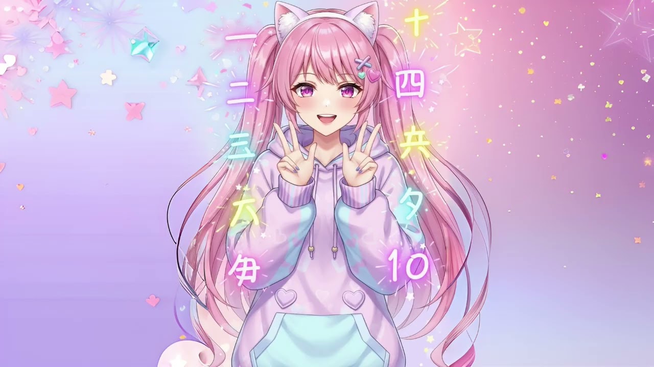 Count to Ten! ♡ Cute Japanese Counting Song (VTuber Style) – Ichi Ni San Yon Go!