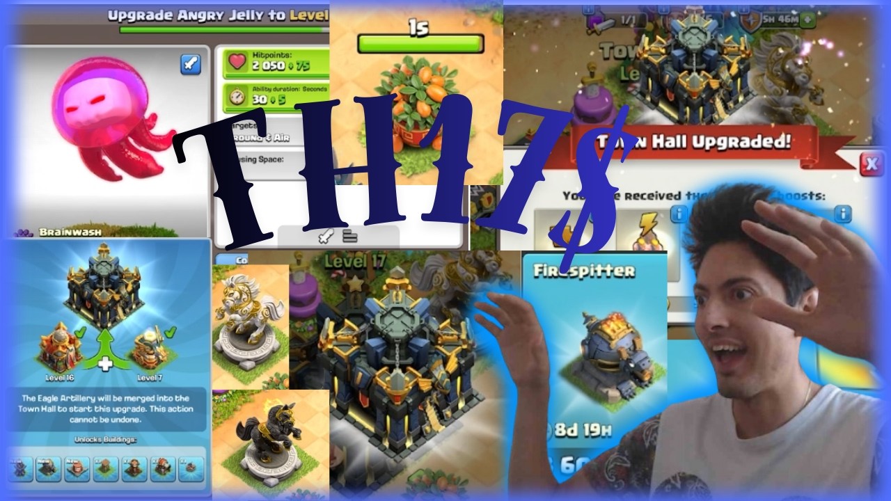 CLASH OF CLANS TOWN HALL 17!!! - Road to MAX Town Hall 17$ EPISODE 1!!!