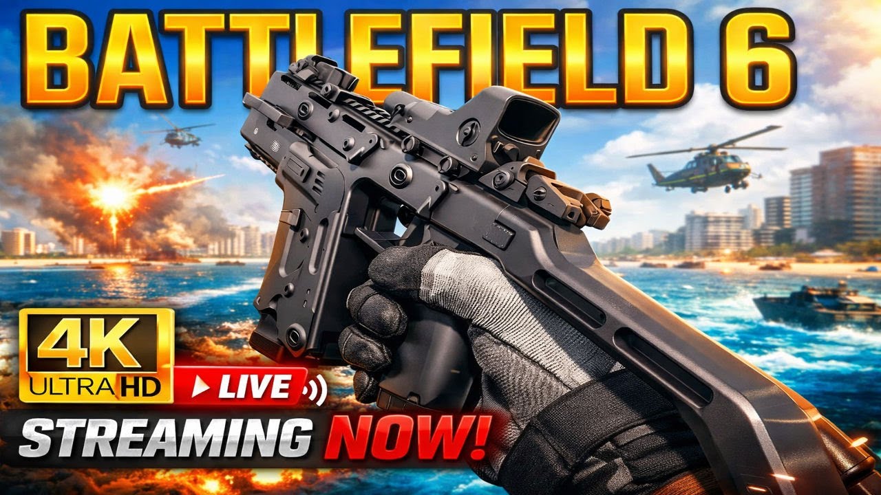 🔴 Battlefield 6 LIVE &ndash; 1440p Ultra Graphics + High Kill Games (Portrait)