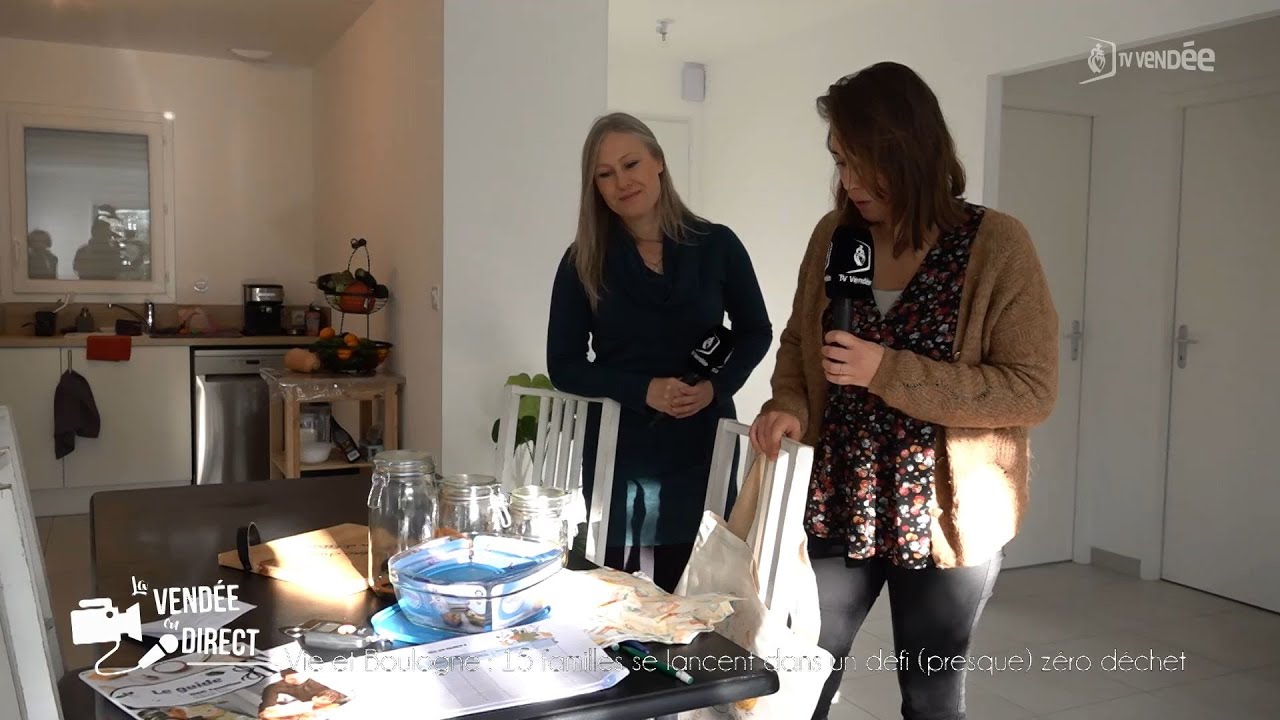 La Vendée en Direct : 15 familles relèvent le défi presque zéro déchet !