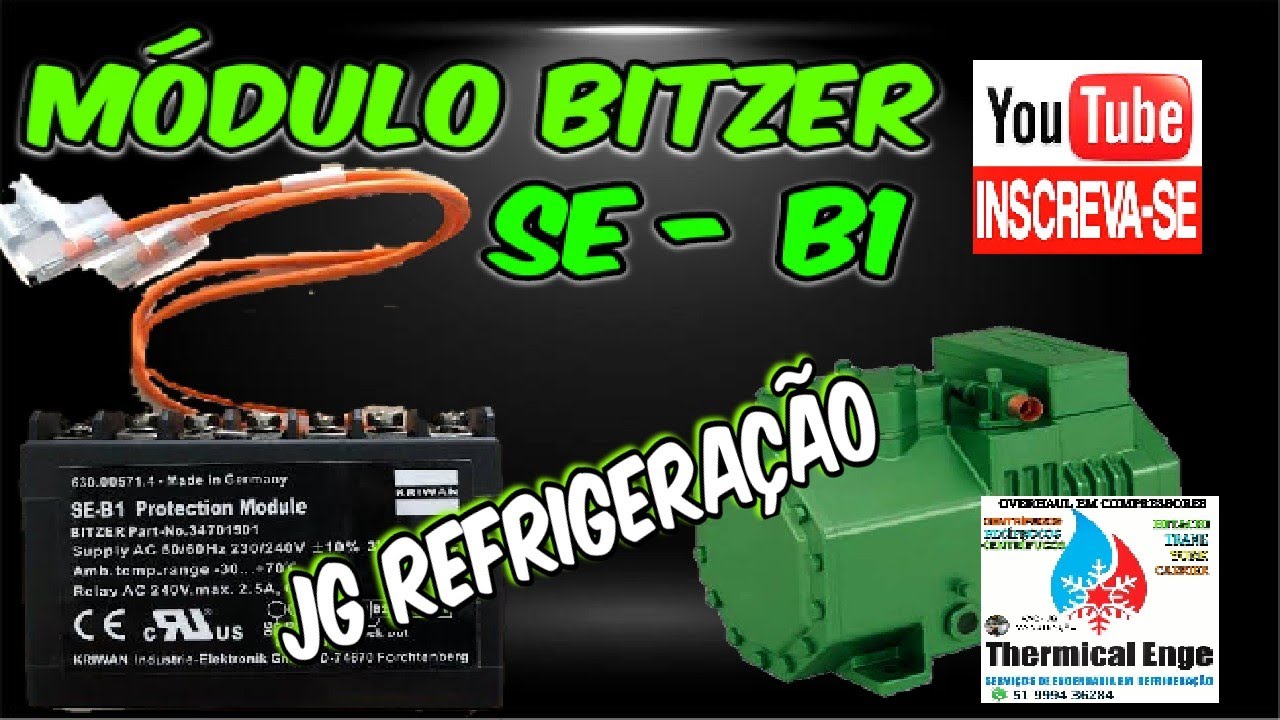 Módulo bitzer SE-B1 Proteção contra alta temperatura.