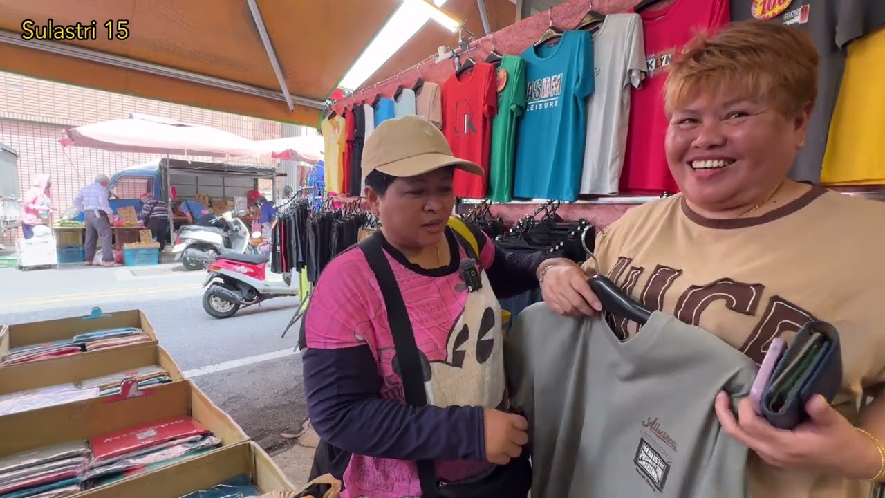 Sulastri 15 borong baju celana BH ‼️😆 Ke Pasar di suruh inces , Tkw Taiwan.
