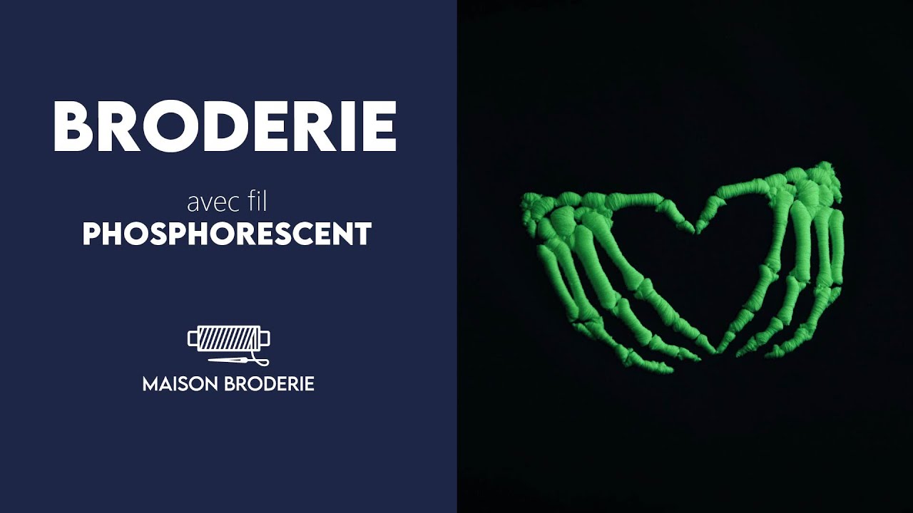 👻 Broderie 3D sur sweat avec fil fluorescent | Démonstration Maison Broderie | Série Vision