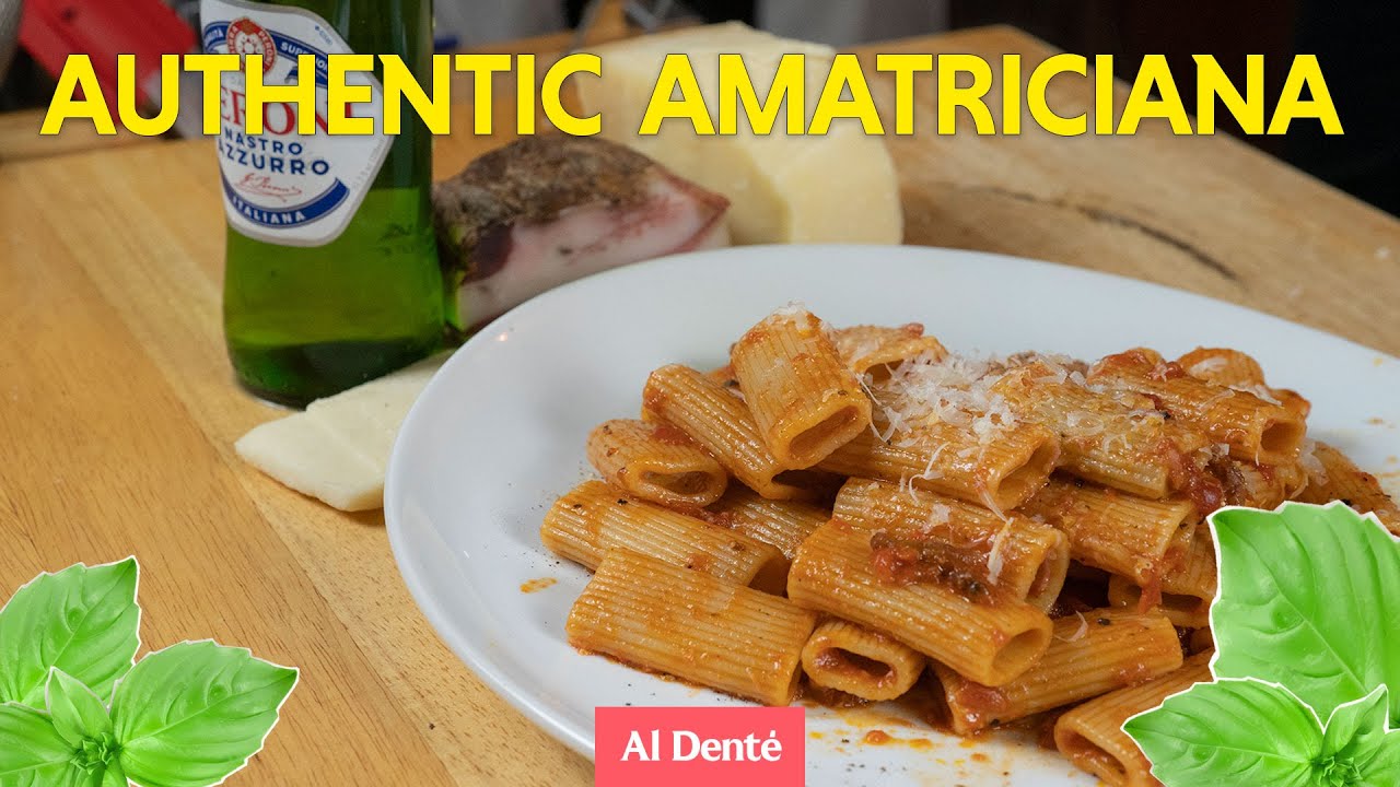 The BEST AUTHENTIC AMATRICIANA sauce // Ep. 5
