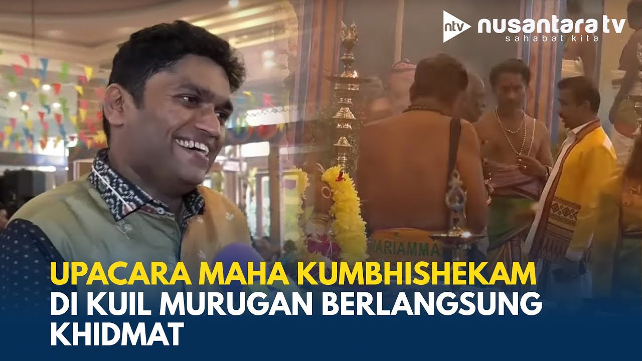 Live Report Kuil Murugan Gelar Upacara Maha Kumbhishekam, Dihadiri Ratusan Umat Hindu | NTV