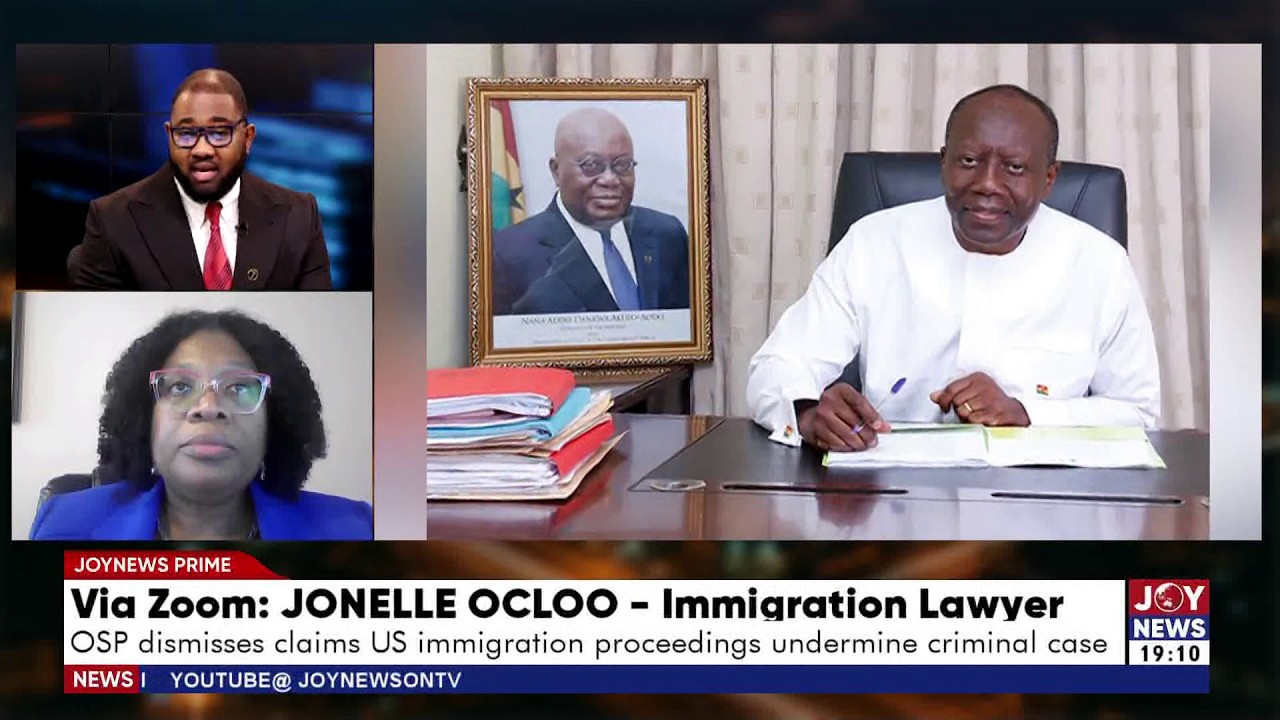 OSP dismisses claims US immigration proceedings undermine criminal case | Joy News Prime (21-7-26)