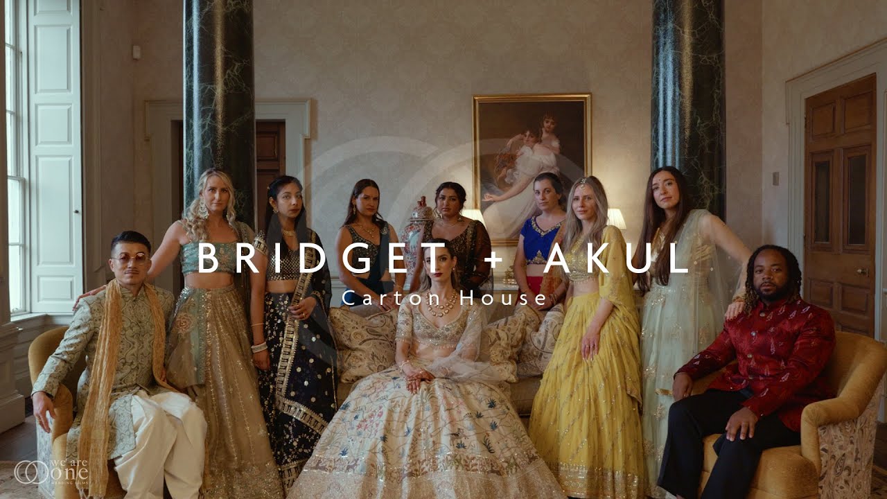 Stunning Indian Destination Wedding in Ireland - Bridget + Akul - Carton House