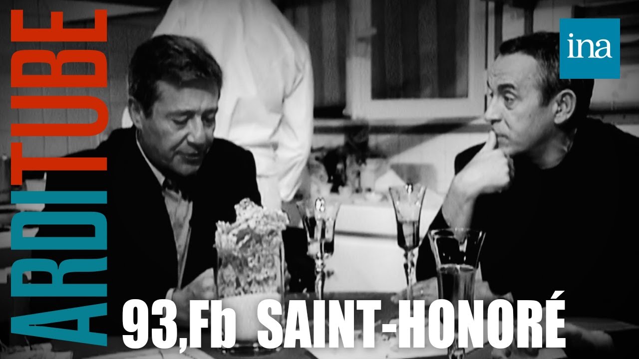 D&icirc;ner Plateau TV avec P Sabatier au 93, Faubourg Saint-Honor&eacute; chez Thierry Ardisson | INA Arditube