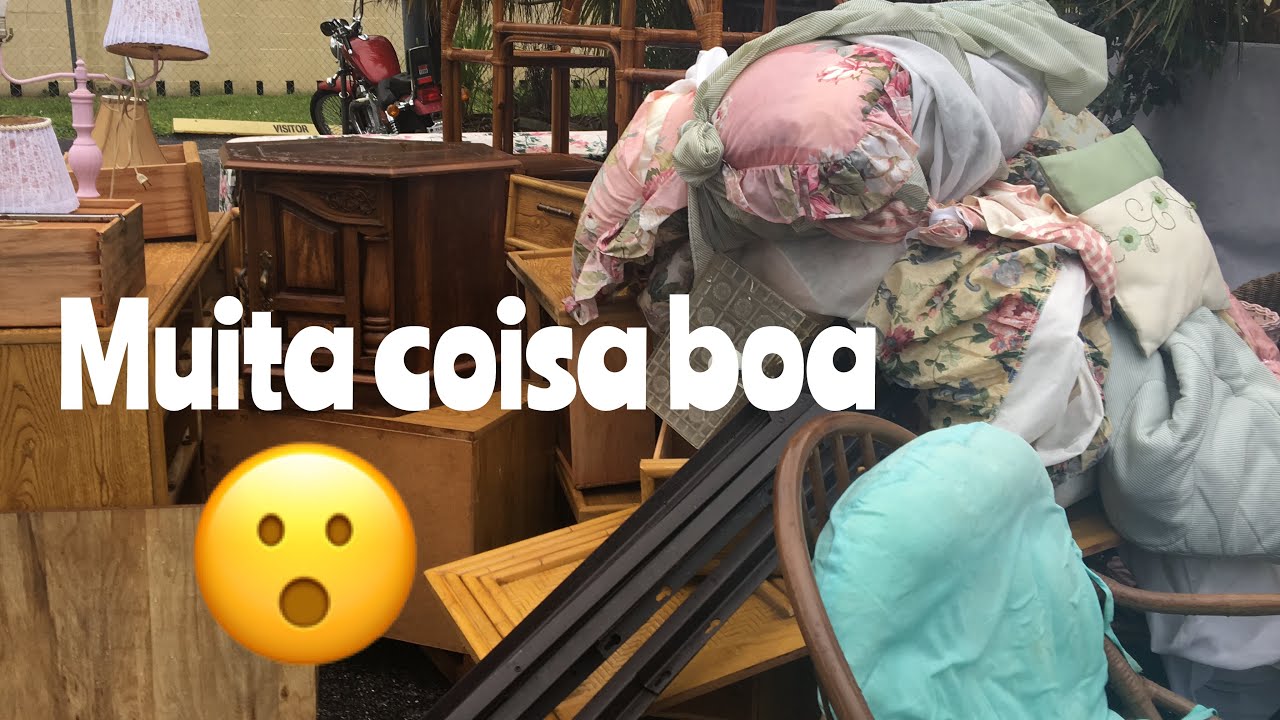 OLHA O QUE EU ENCONTREI NO LIXO NOS ESTADOS UNIDOS 🇺🇸 Lishopping coisas legais e boas /Mineirinha