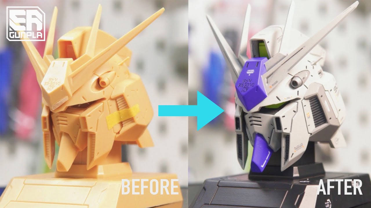 HOW TO PAINT RESIN KIT - HI NU HEAD FROM SILVEROAKS