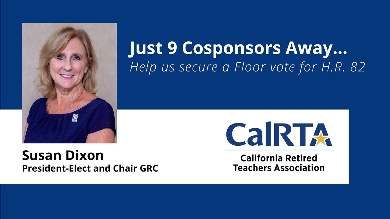 Just 9 Cosponsors Away - Help Us Secure a Floor Vote for H.R. 82