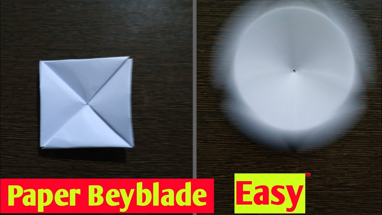 How To Make Paper Beyblade At Home.