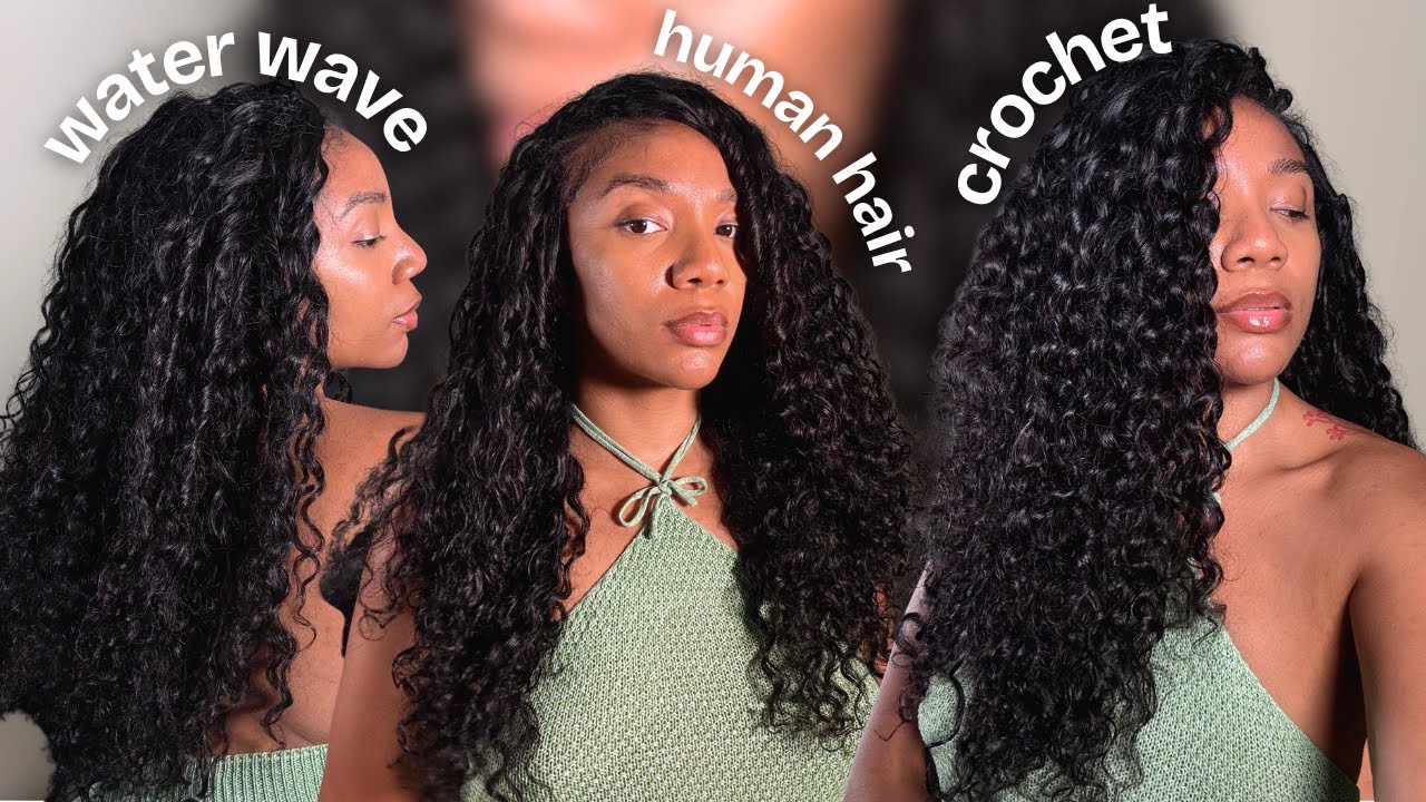 Crochet Braids Human Hair Extensions Ft. ELFIN HAIR