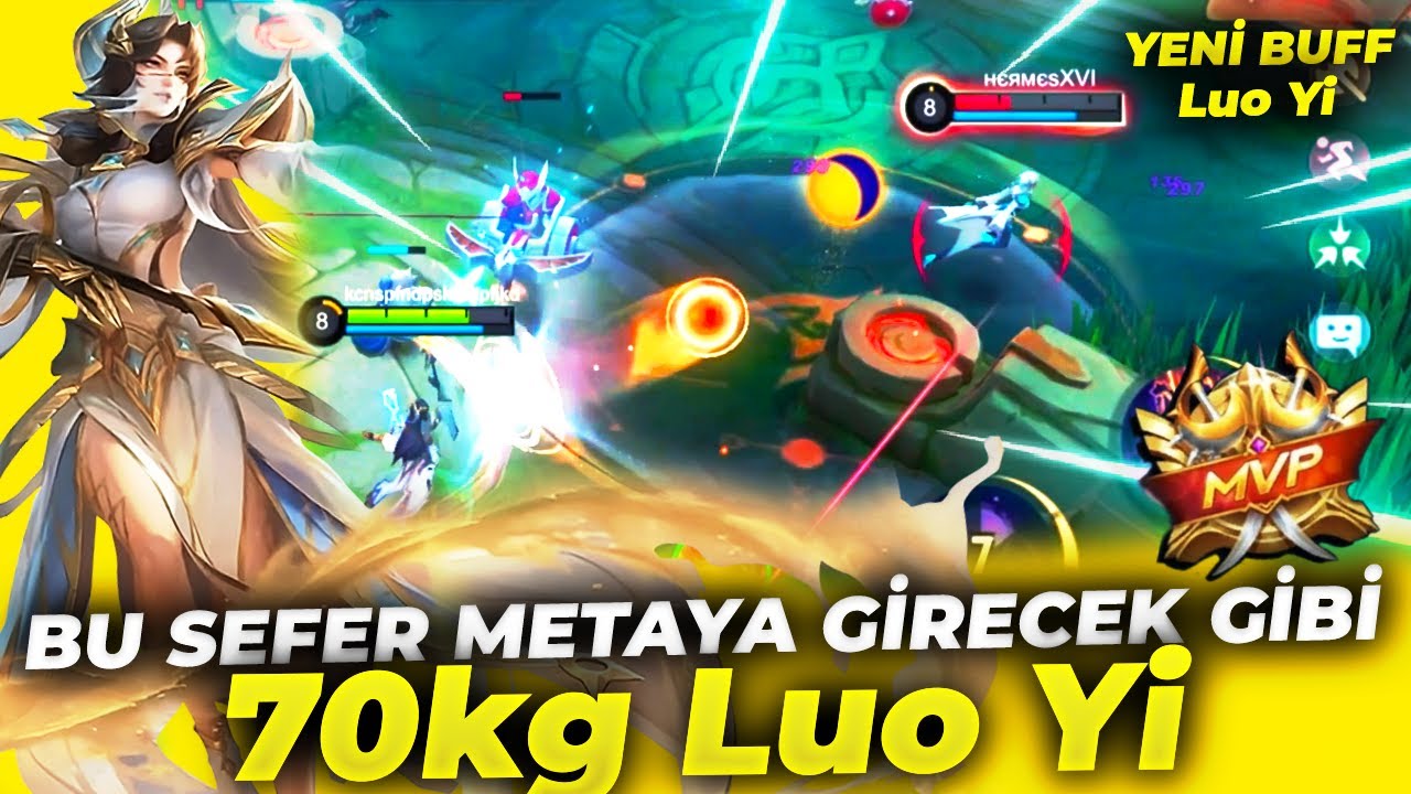 70kg Luo Yi vs 120kg Eudora | MLBB ZORLA METAYA SOKACAK HARD BUFF !! | Mobile Legends