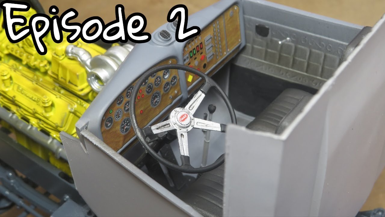 Revell 1:16 Peterbilt 359 Conventional (Full Build Video Episode 2) ITA