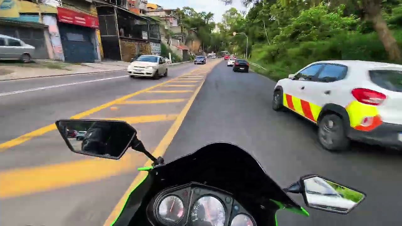 [4K] NINJA 250 ATRASADO PRO TRABALHO😱⚡️🔥