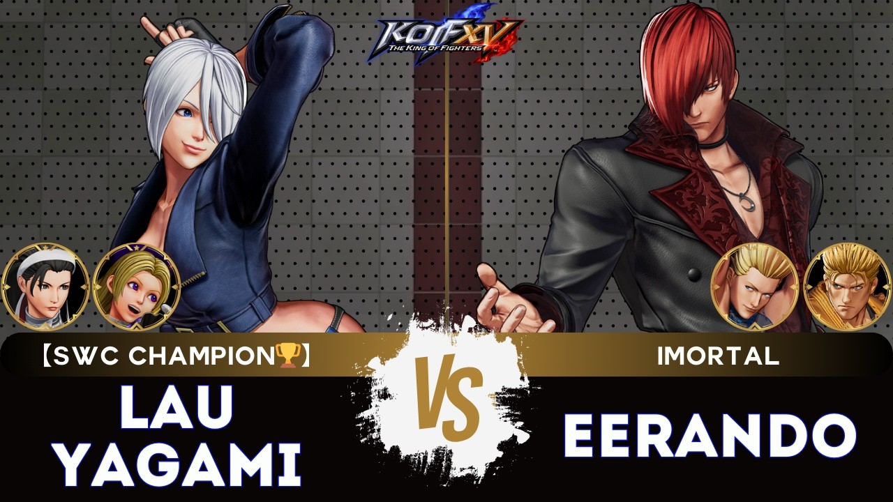 KOF XV ▰ LAUYAGAMI (Ángel/Hinako/Goenitz) 🆚 EERANDO (Iori/Benimaru/Ryo)🎞️Replay Match - 02/26