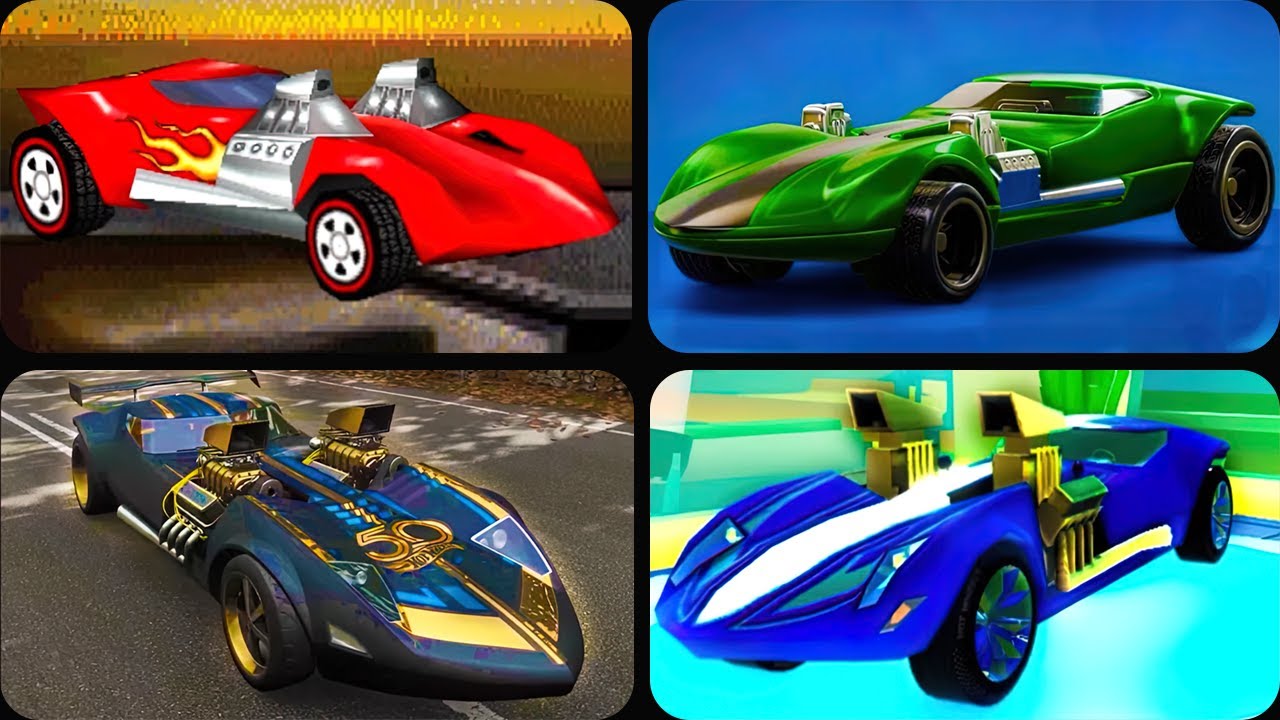 Evolution of TWIN MILL Car from HOT WHEELS Games