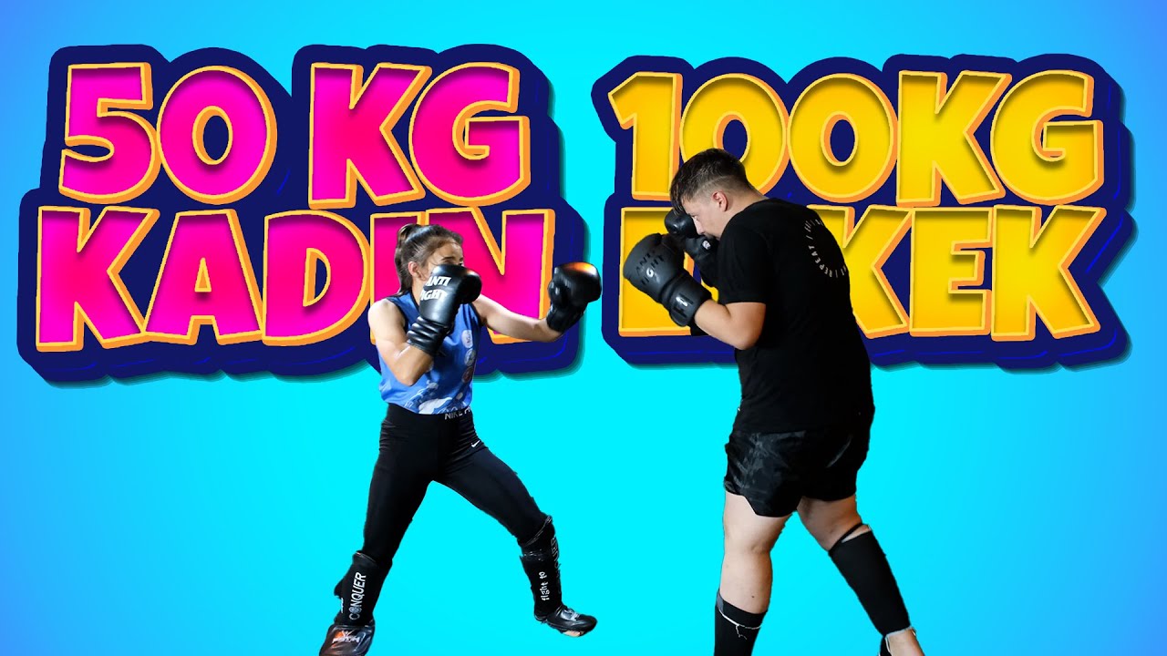 100 KG Erkek VS 50 KG Kadın D&Ouml;V&Uuml;Ş&Uuml;