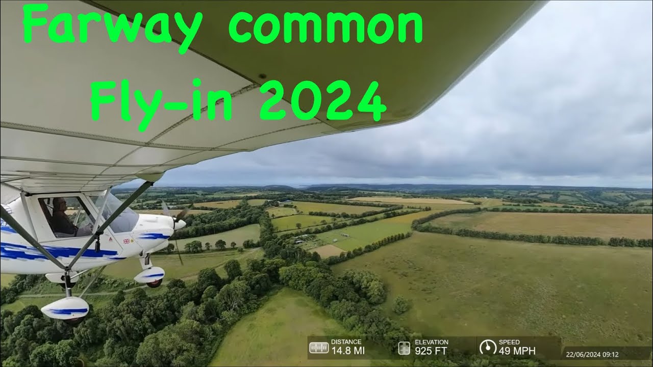 Farway Common Fly-in 2024  #aviation #flying #light aircraft