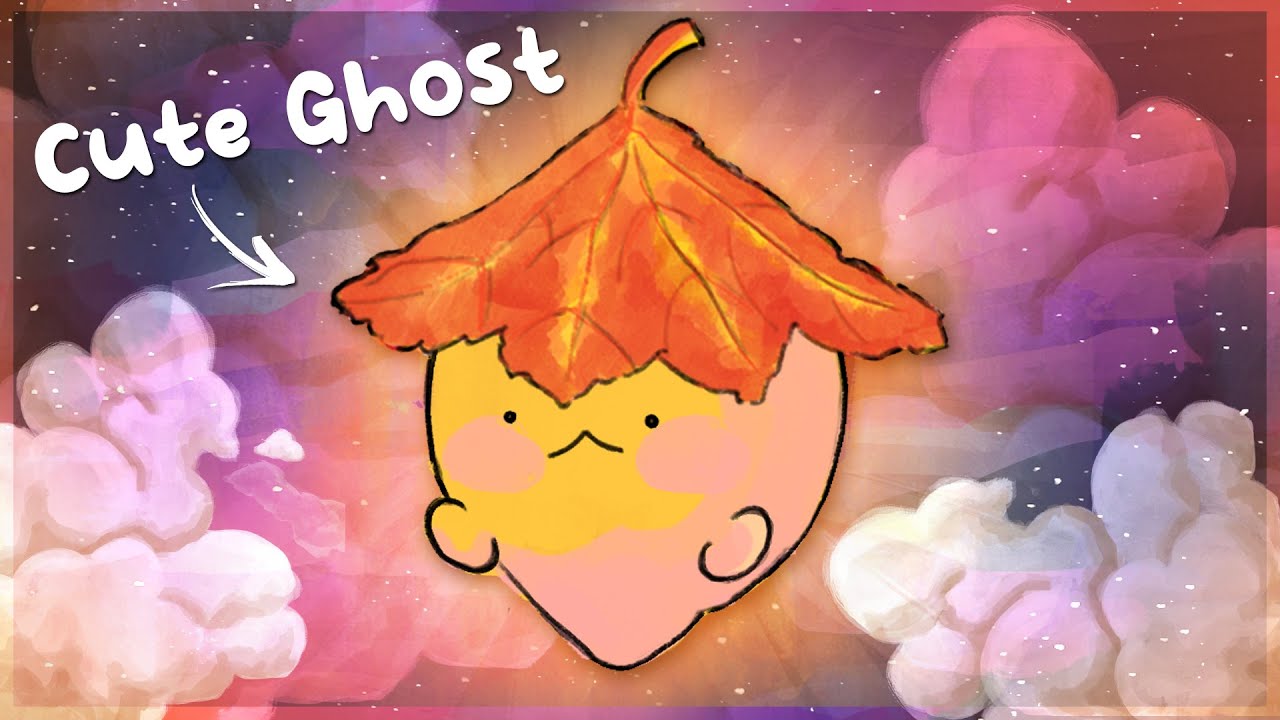 Drawing a Cute Autumn Ghost for my Animated Film