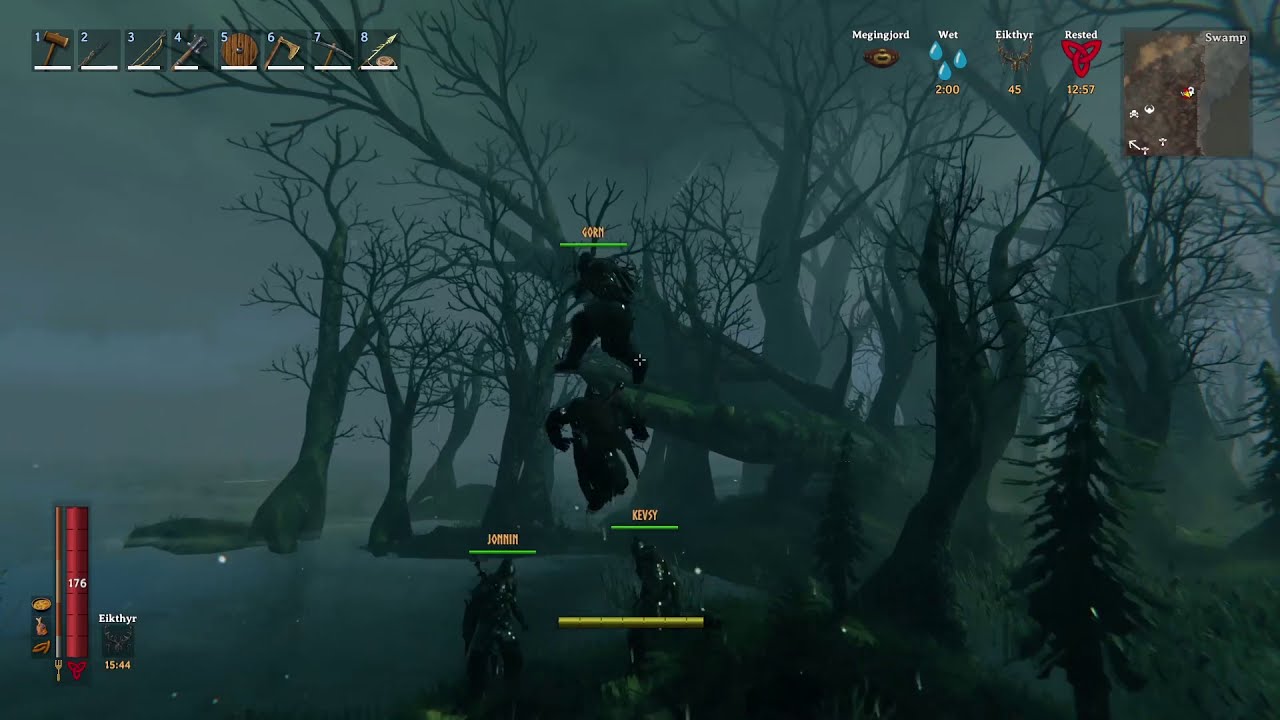 Bone Mass Fight and Nighty Night (Valheim)