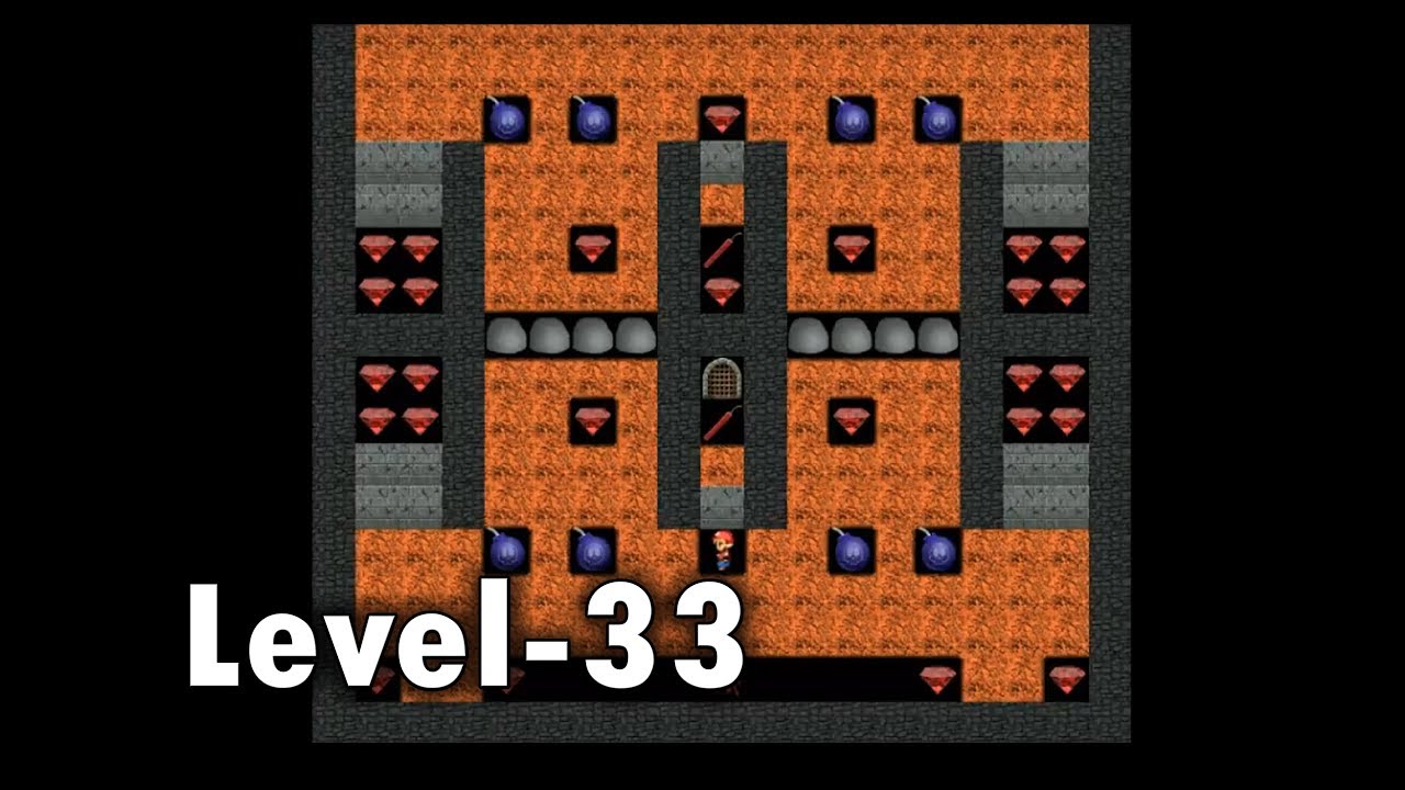 Diamond mine level 33 collected all 30 diamonds