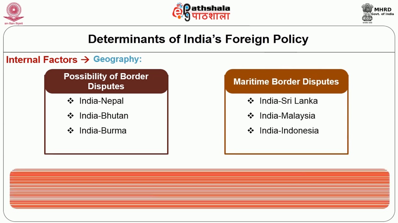 Determinants of Indias Foreign Policy