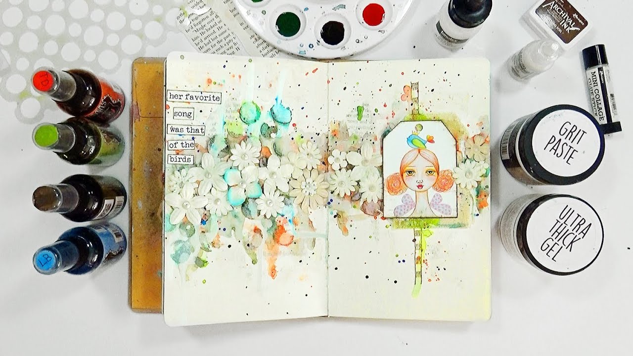 Dylusions Art Journal Process
