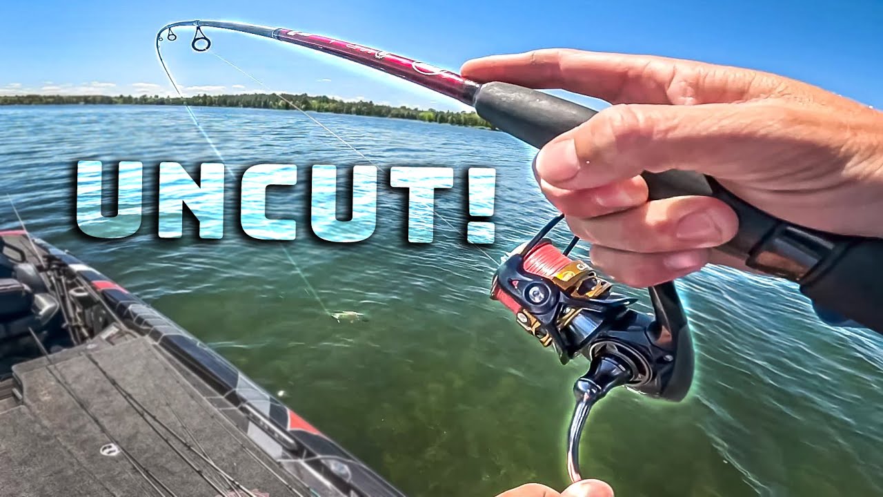 Uncut Fishing A CLEAR Lake For AGGRESSIVE Fish!