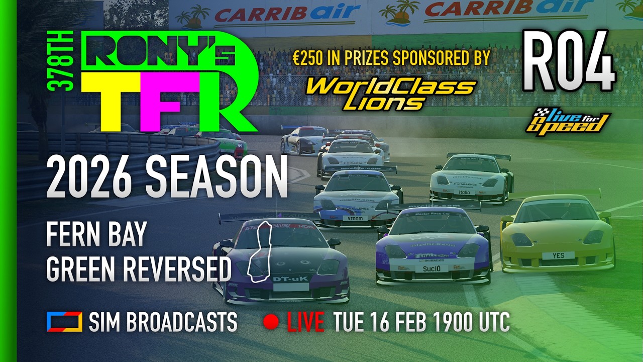 378th Rony's Tuesday Fun Race - 2026 Season Round 4 | Live for Speed
