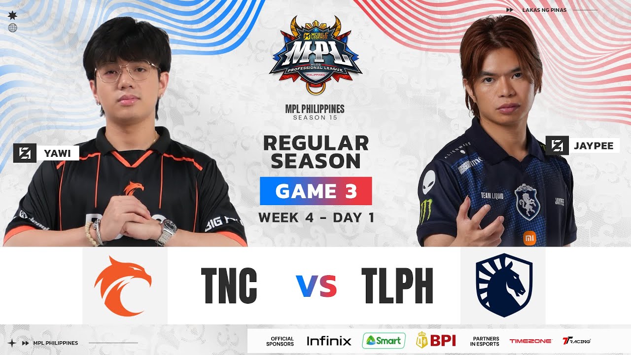 MPL PH S15 - W4D1 - TNC VS TLPH GAME 3