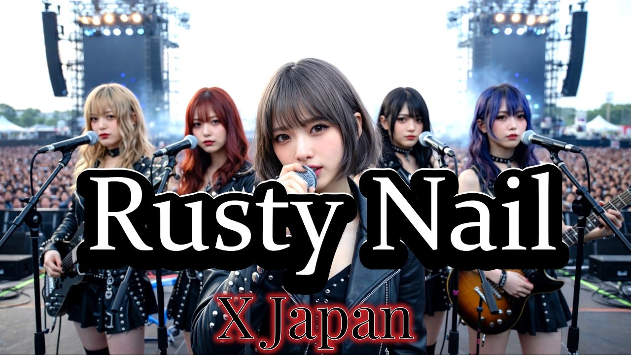 X Japan/Rusty Nail メタル女子でカバーしてみた！ LIVE SOUND ai cover songs japanese