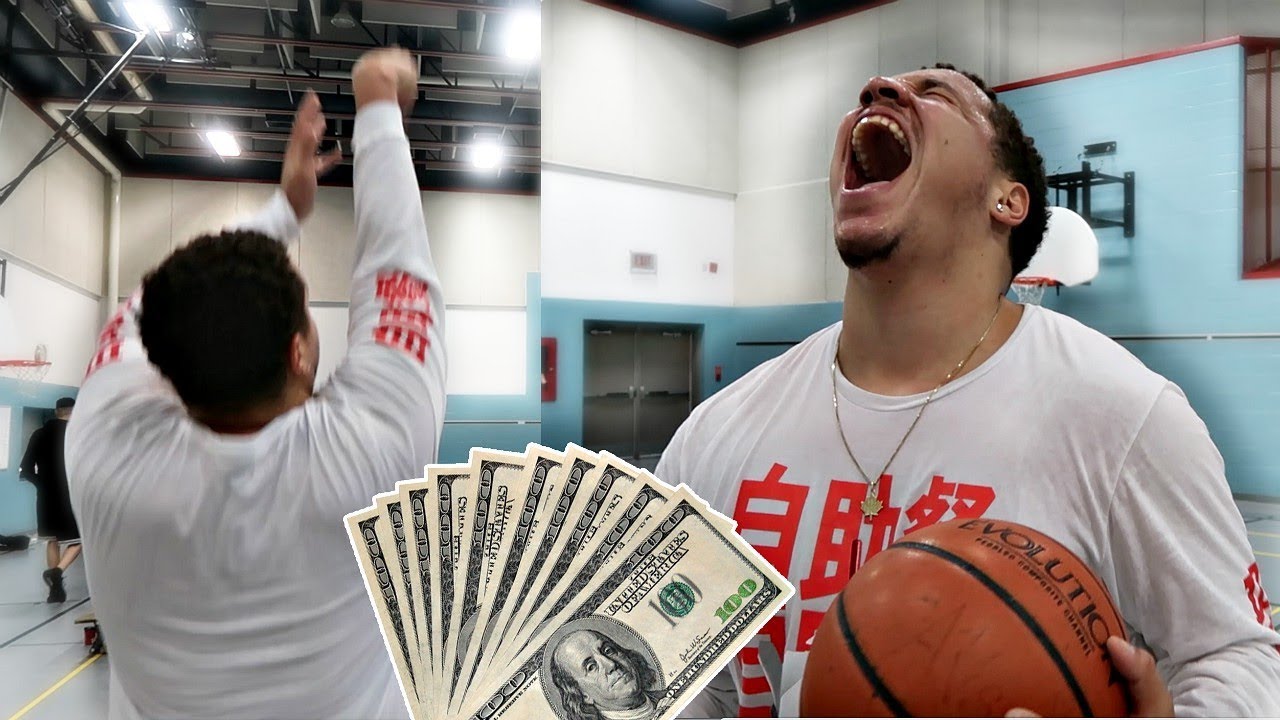 $1000 BASKETBALL HALF COURT CHALLENGE!!