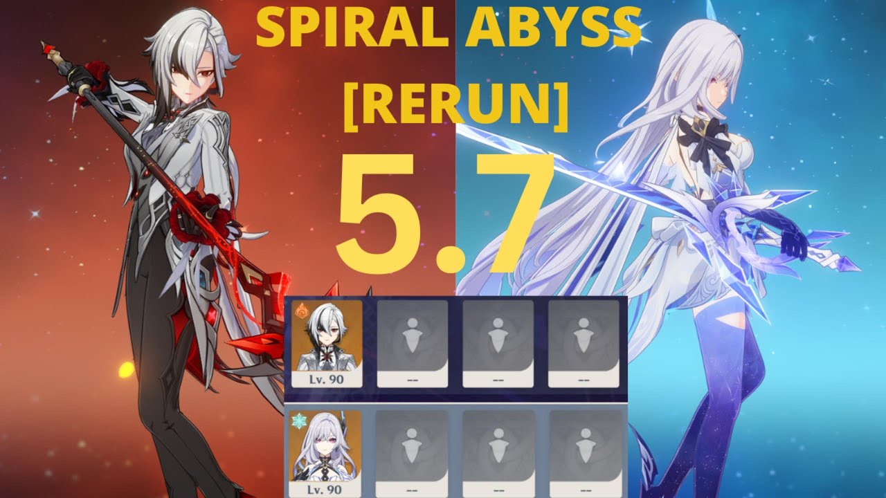 [Rerun] Arlecchino & Skirk solo Spiral Abyss 5.7 [Genshin Impact]
