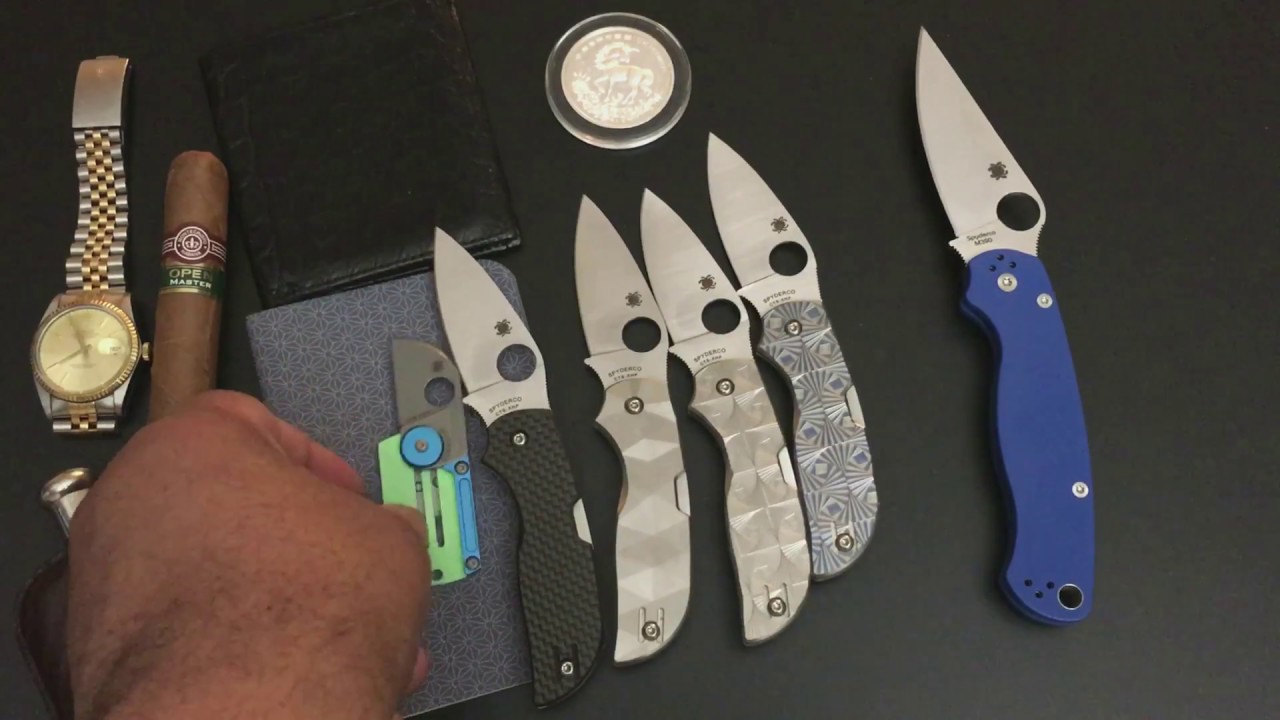 Spyderco ParaMilitary M390, Chaparral, Proficient, Bushcraft, Tag, Plus CRK Sebenza 21!