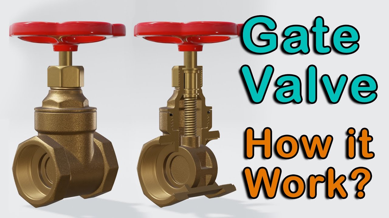 How Gate Valves Work | Gate Valve Assembly | Gate Valve working principle