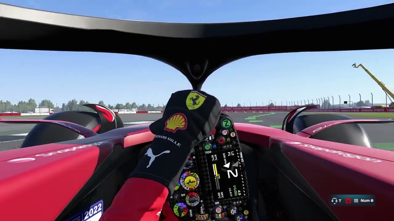 F1 22 Ferrari Gameplay | Scuderia Ferrari F1-75 | Epic Race with Keyboard Control