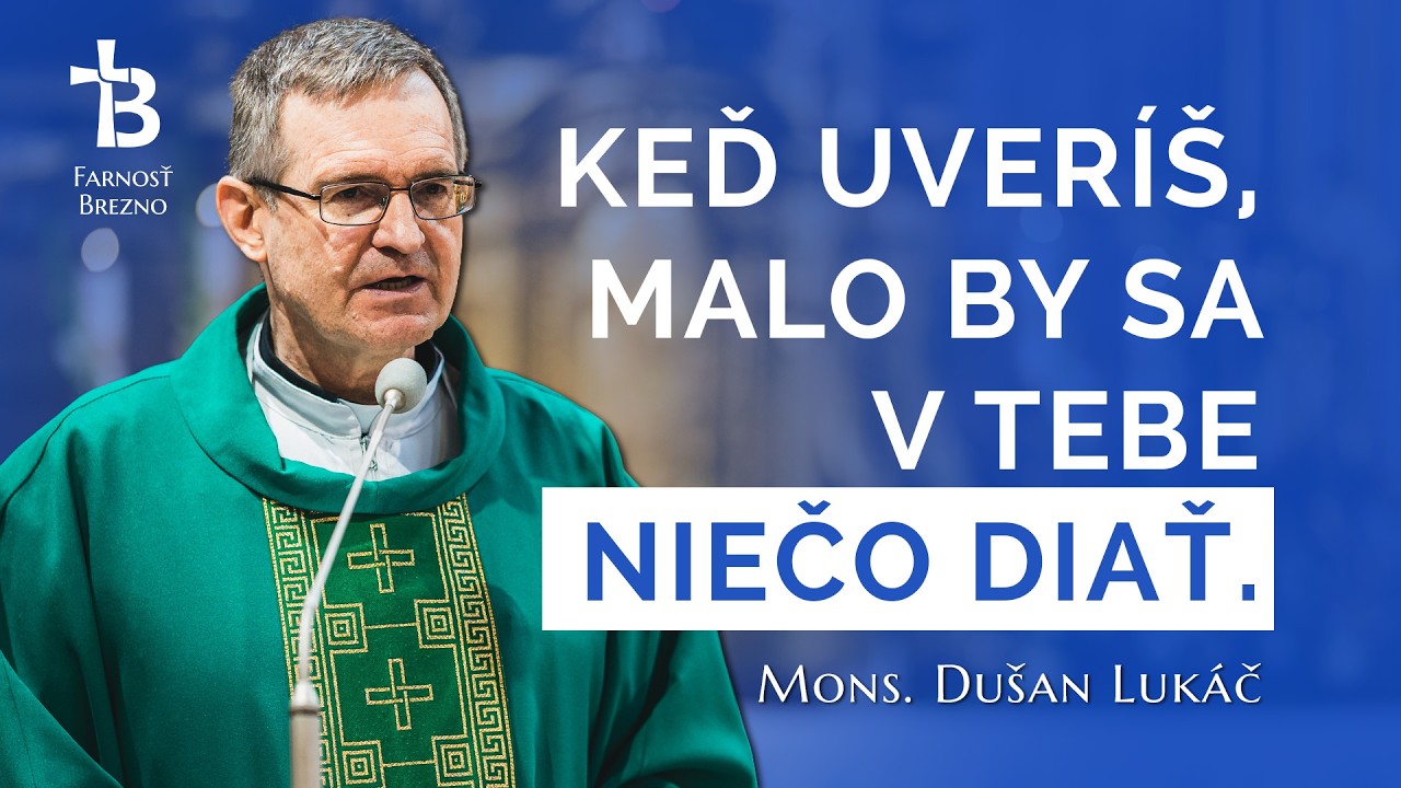 Toto je ťažké veriacemu človeku prijať. │ o. Dušan Lukáč