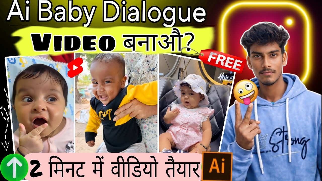 Ai Baby Dialouge Video Kaise Banaye Free | Viral Baby Ai Dance Video Editing