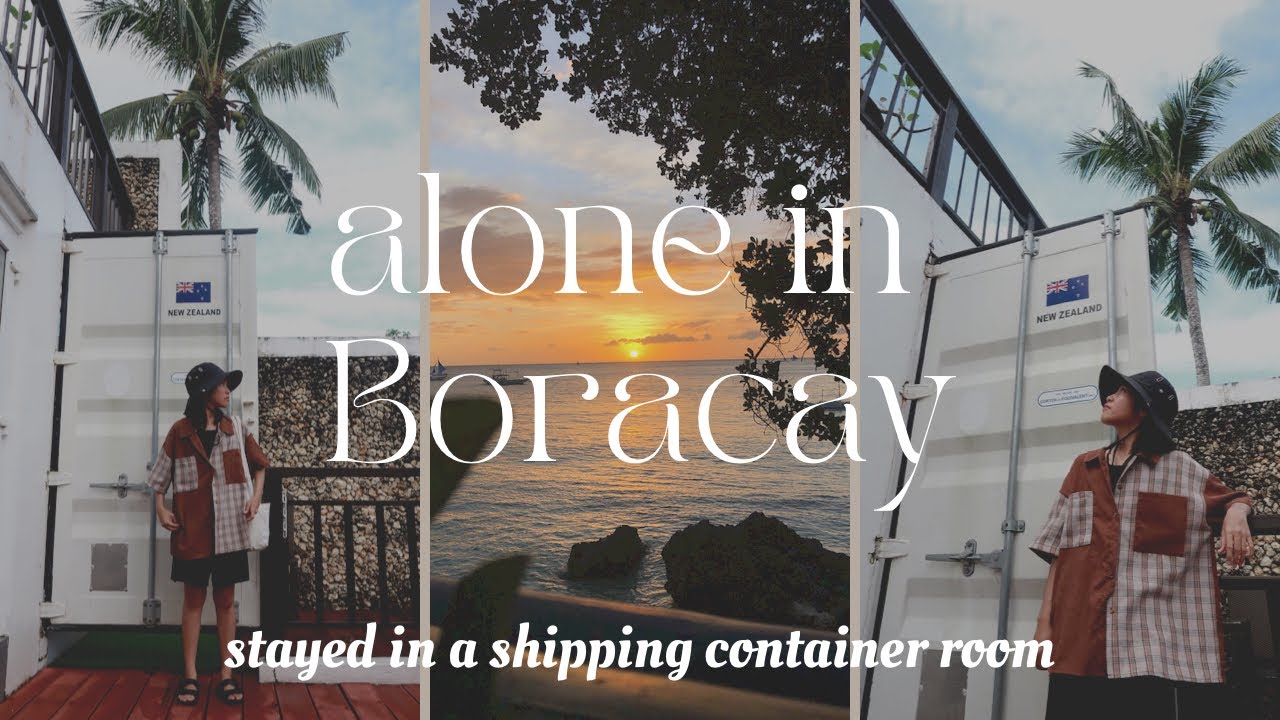 I Stayed In A Shipping Container Hotel In Boracay | Chillax Flashpackers Boracay | silent vlog