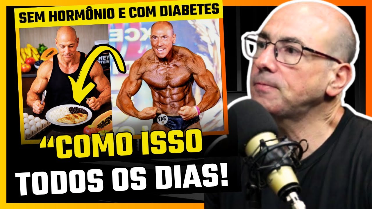 ALIMENTAÇÃO COMPLETA DE UM ATLETA NATURAL DIABÉTICO DE 52 ANOS DE IDADE | ANDRÉ ARRUZZO