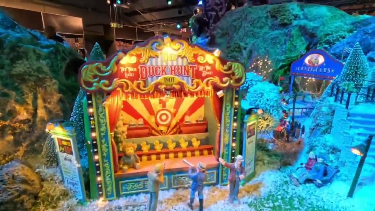 Kerstshow Intratuin Halsteren 2025 – Magisch Parijs Thema | Wandeltour in 4K
